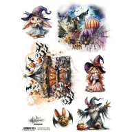   Alchemy of Art Rizspapír A4 - Trick or Treat - Happy Halloween - Rice Paper (1 ív)