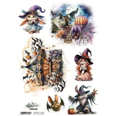   Alchemy of Art Rízspapír A4 - Trick or Treat - Happy Halloween -  - Rice Paper (1 ív)