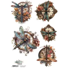   Alchemy of Art Rízspapír A4 - Steampunk Time - 1 - Rice Paper (1 ív)