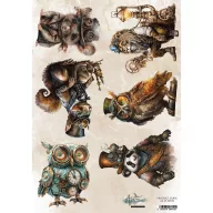   Alchemy of Art Rizspapír A4 - Steampunk Time - 2 - Rice Paper (1 ív)