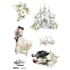   Alchemy of Art Rízspapír A4 - Gentleness - 1 - Rice Paper (1 ív)