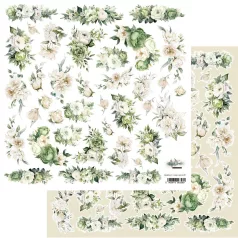   Alchemy of Art Kivágóív 12" (30 cm) Gentleness Flowers Art Alchemy Double-sided paper (1 ív)