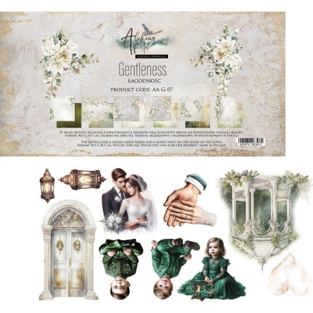 Alchemy of Art Papírkészlet 12" (30 cm) Gentleness Paper Collection Set (6 lap)