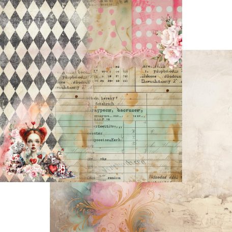 Alchemy of Art Scrapbook papírkészlet 6" (15 cm) Alice Paper Pad (24 lap)