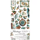 Craft O'Clock Kivágóív Vintage Heaven Vintage Extras to Cut Set (18 ív)