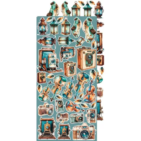 Craft O'Clock Kivágóív Vintage Heaven Vintage Extras to Cut Set (18 ív)