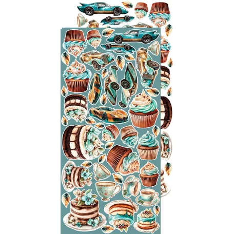 Craft O'Clock Kivágóív Vintage Heaven Vintage Extras to Cut Set (18 ív)