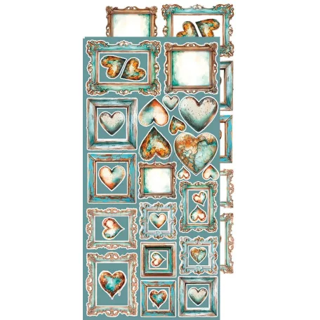 Craft O'Clock Kivágóív Vintage Heaven Vintage Extras to Cut Set (18 ív)