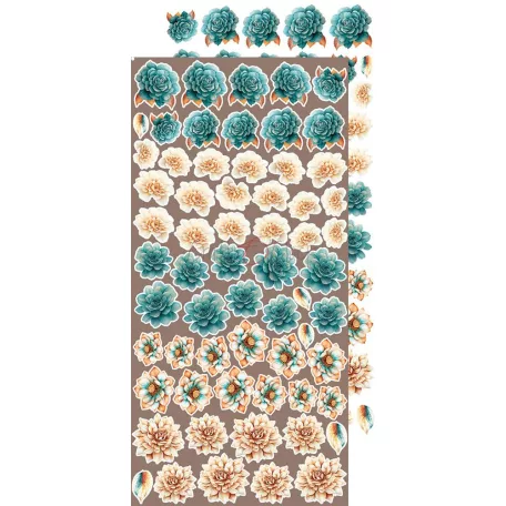 Craft O'Clock Kivágóív Vintage Heaven Mix Extras to Cut Set (18 ív)