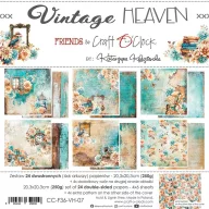   Craft O'Clock Scrapbook papírkészlet 8" (20 cm) Vintage Heaven Paper Collection Set (24 ív)