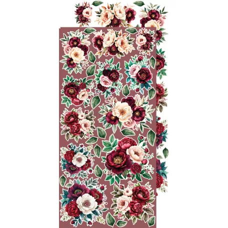 Craft O'Clock Kivágóív Savor the Moment Flowers & More Extras to Cut Set (18 ív)