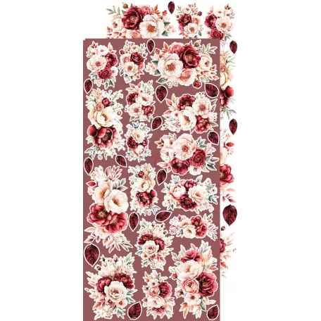 Craft O'Clock Kivágóív Savor the Moment Flowers & More Extras to Cut Set (18 ív)