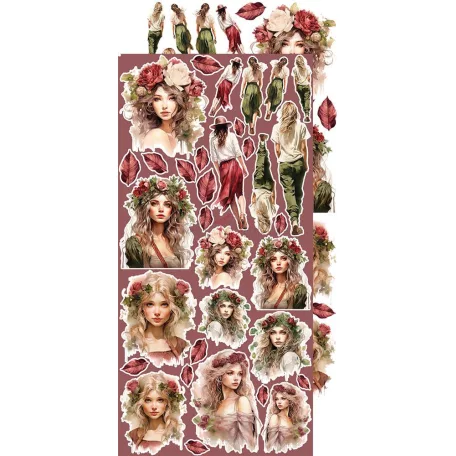 Craft O'Clock Kivágóív Savor the Moment Flowers & More Extras to Cut Set (18 ív)