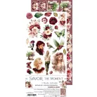 Craft O'Clock Kivágóív Savor the Moment Flowers & More Extras to Cut Set (18 ív)