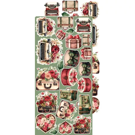 Craft O'Clock Kivágóív Savor the Moment Moment Extras to Cut Set (18 ív)