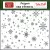 Echo Park Christmas Joy Let It Snow Snowflakes Stencil 6" (15 cm) Designer Stencil (1 db)