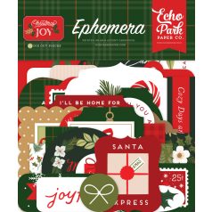 Echo Park Christmas Joy Kivágatok Ephemera (1 csomag)
