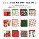Echo Park Christmas Joy Scrapbook papírkészlet 6" (15 cm) Paper Pack (24 lap)