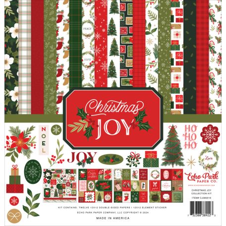Echo Park Christmas Joy Scrapbook papírkészlet 12" (30 cm) Collection Kit (1 csomag)