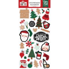   Echo Park Baking Spirits Bright Chipboard 6"X12" Chipboard Accents (1 ív)