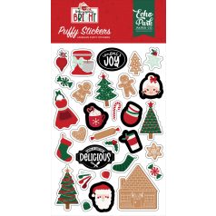   Echo Park Baking Spirits Bright Pufi matrica Puffy Stickers (1 ív)