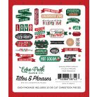 Echo Park Baking Spirits Bright Kivágatok Titles & Phrases (1 csomag)