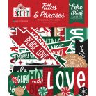 Echo Park Baking Spirits Bright Kivágatok Titles & Phrases (1 csomag)