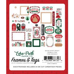  Echo Park Baking Spirits Bright Kivágatok Frames & Tags (1 csomag)