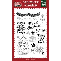   Echo Park Nutcracker Christmas Decorative Garland Szilikonbélyegző Clear Stamps (1 db)