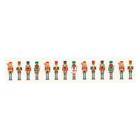 Echo Park Nutcracker Christmas Nutcrackers Dekorációs ragasztószalag Washi Tape (1 db)