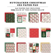   Echo Park Nutcracker Christmas Scrapbook papírkészlet 6" (15 cm) Paper Pack (24 lap)