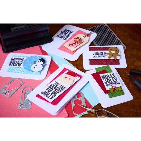 Sizzix Christmas Minis Vágósablon Sidekick Side Order (1 csomag)