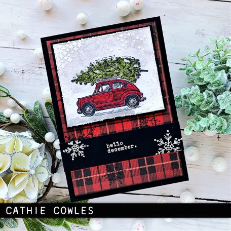 Stampers Anonymous Home For Christmas Tim Holtz Gumibélyegző Cling Stamps (1 csomag)