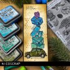 Stampers Anonymous Home For Christmas Tim Holtz Gumibélyegző Cling Stamps (1 csomag)