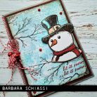 Stampers Anonymous Mr. Frostie Tim Holtz Gumibélyegző Cling Stamps (1 csomag)