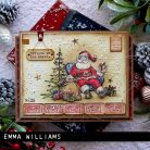 Stampers Anonymous Santa Visit Tim Holtz Gumibélyegző Cling Stamps (1 csomag)