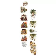   Alchemy of Art Kivágóív 30cm x 5cm Tales of Moss and Fern 05 Extras to Cut (1 ív)