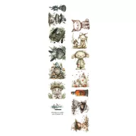   Alchemy of Art Kivágóív 30cm x 5cm Tales of Moss and Fern 04 Extras to Cut (1 ív)