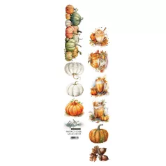   Alchemy of Art Kivágóív 30cm x 5cm Autumn Colors 03 Extras to Cut (1 ív)