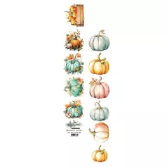   Alchemy of Art Kivágóív 30cm x 5cm Autumn Colors 02 Extras to Cut (1 ív)