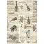 Stamperia Music Rizspapír A4 Music instruments Rice Paper (1 ív)