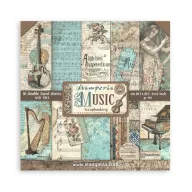   Stamperia Music Papírkészlet 8" (20 cm)  Paper Pack (10 ív)