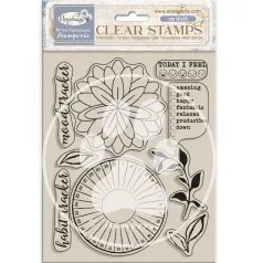   Stamperia Dewdrops Szilikonbélyegző A5 habit tracker Clear Stamps (1 csomag)