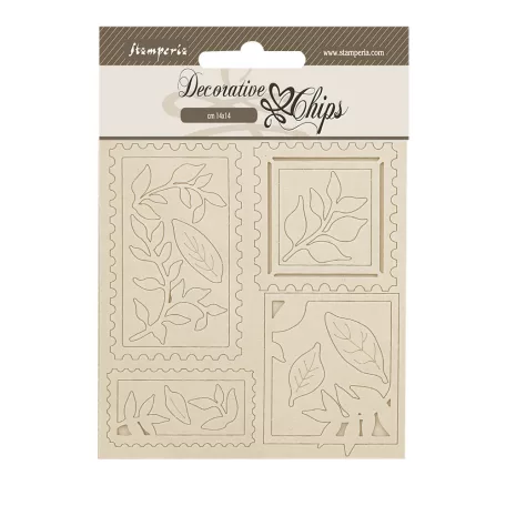 Stamperia Dewdrops Chipboard 14x14 cm Stamps Decorative Chips (1 ív)