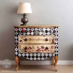   Redesign with Prima Wonderland Impressions Transzfer fólia 8.5"X11" (A4) Middy Decor Transfers (1 csomag)