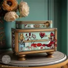 Redesign with Prima Wonderland Impressions Transzfer fólia 8.5"X11" (A4) Middy Decor Transfers (1 csomag)