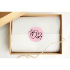 Studio Light Hearts Kör matricák ø30mm Round Stickers on Roll (100 db)