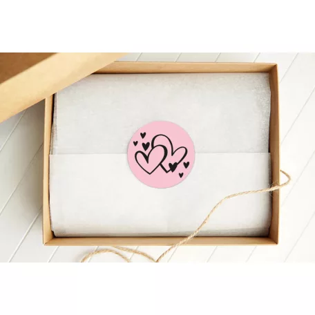 Studio Light Hearts Kör matricák ø30mm Round Stickers on Roll (100 db)