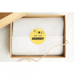   Studio Light Hip Hip Hooray Kör matricák ø30mm Round Stickers on Roll (100 db)