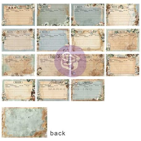 Prima Marketing The Home Baker Komment kártya 4"x6" Journaling Cards (45 lap)